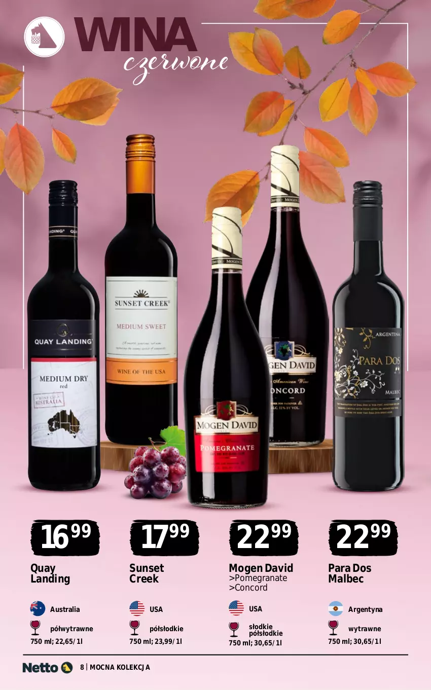 Gazetka promocyjna Netto - Alkohole - Wina - ważna 10.11 do 22.11.2025 - strona 8 - produkty: Gra, Granat, Mogen David
