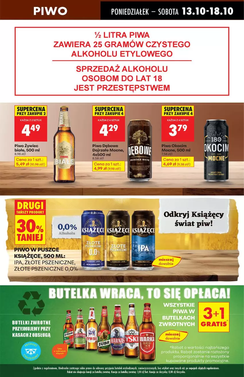Gazetka promocyjna Biedronka - Od poniedziałku 13.10 - ważna 13.10 do 18.10.2025 - strona 53 - produkty: Piwo