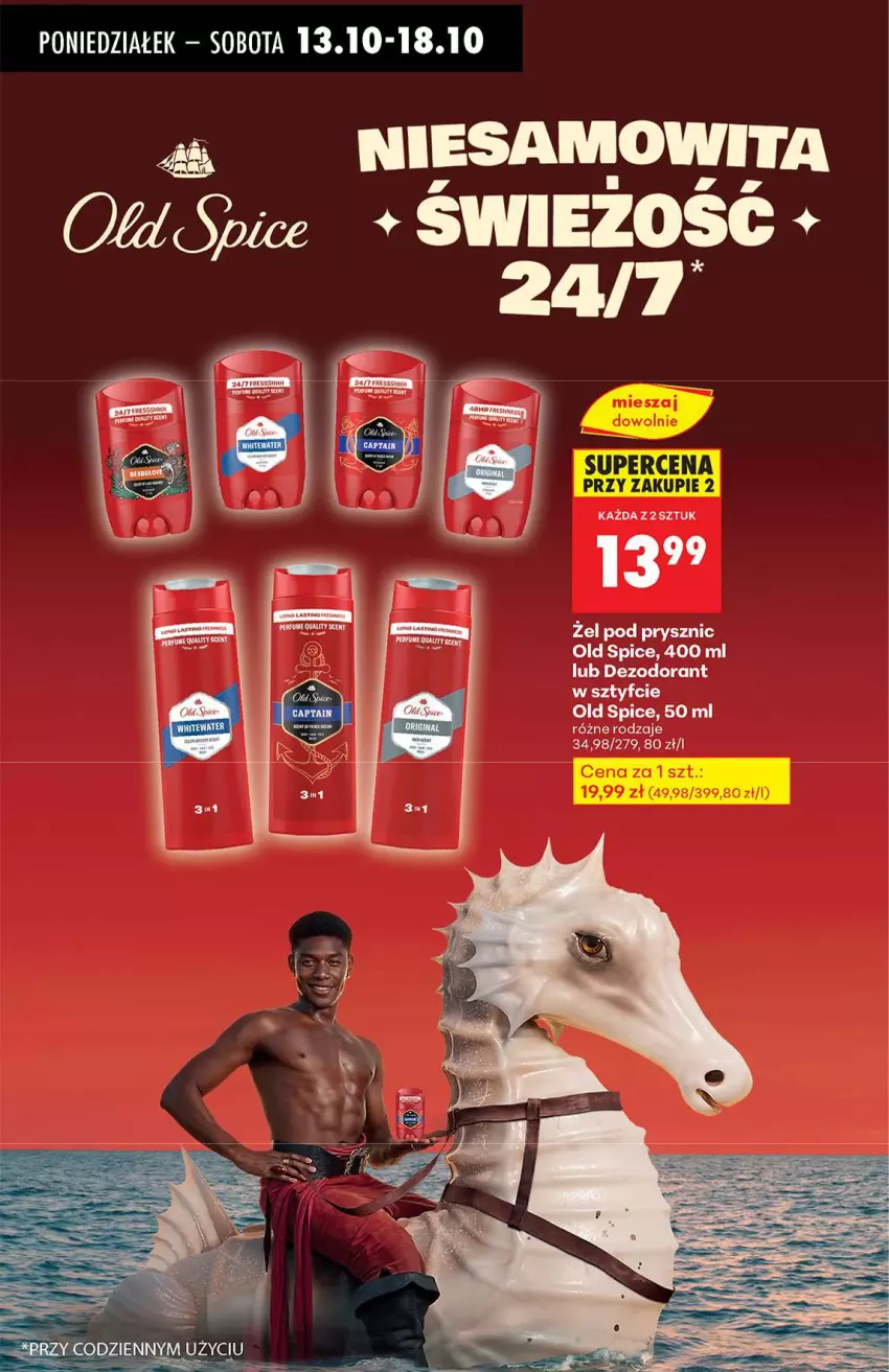 Gazetka promocyjna Biedronka - Od poniedziałku 13.10 - ważna 13.10 do 18.10.2025 - strona 65 - produkty: Dezodorant, Old Spice