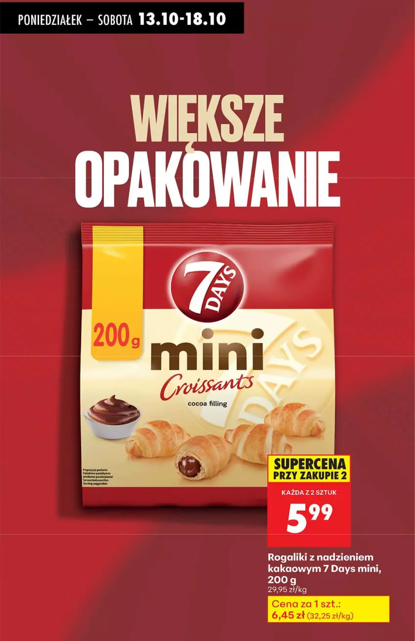 Gazetka promocyjna Biedronka - Od poniedziałku 13.10 - ważna 13.10 do 18.10.2025 - strona 68 - produkty: 7 Days, Kakao, Rogal