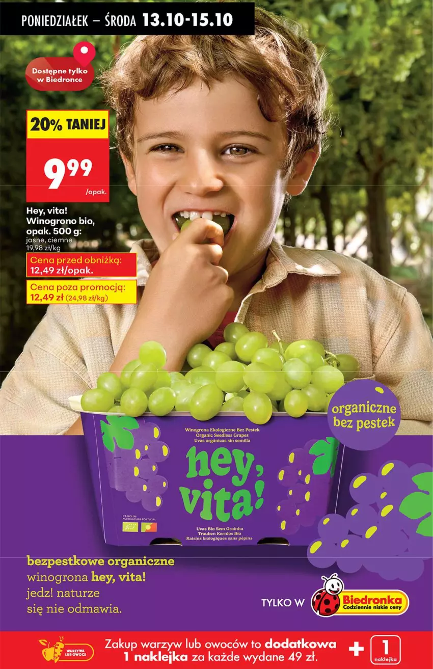Gazetka promocyjna Biedronka - Od poniedziałku 13.10 - ważna 13.10 do 18.10.2025 - strona 82 - produkty: Gra, Klej, Wino, Winogrona