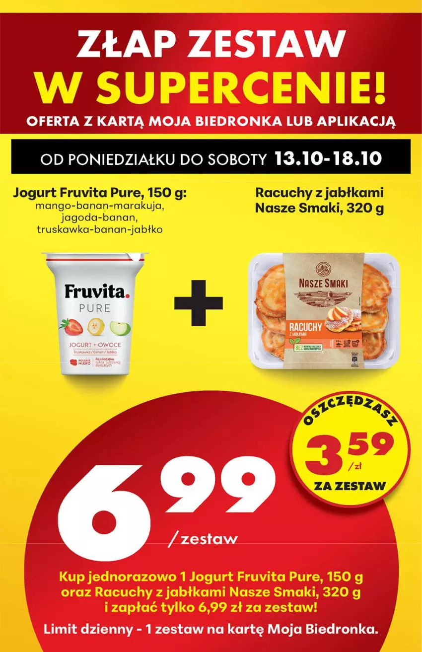 Gazetka promocyjna Biedronka - Od poniedziałku 13.10 - ważna 13.10 do 18.10.2025 - strona 83 - produkty: Jabłka, Jogurt, Mango, Pur