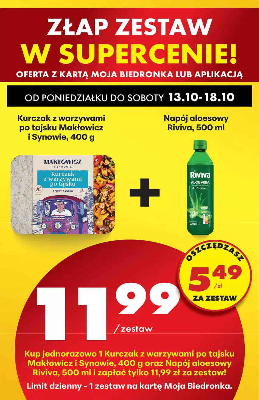 Gazetka promocyjna Biedronka - Od poniedziałku 13.10 - ważna 13.10 do 18.10.2025 - strona 86 - produkty: Kurczak, Napój, Warzywa