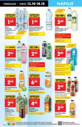 Gazetka promocyjna Biedronka - Od poniedziałku 13.10 - Gazetka - ważna od 18.10 do 18.10.2025 - strona 50 - produkty: Sok pomarańczowy, Sok, Mus, Gra, Napoje, Tran, Lack, Napój gazowany, Tymbark, Szyna, Woda mineralna, Napój niegazowany, Woda, Napój, Cisowianka, Mięta, Nektar, Hortex