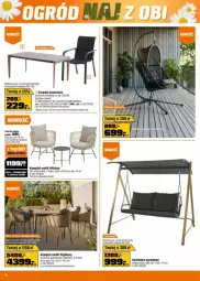 Gazetka promocyjna Obi - Gazetka - ważna od 03.06 do 03.06.2025 - strona 13 - produkty: Huśtawka, Stolik, Krzesło, Fotel