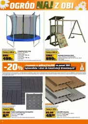 Gazetka promocyjna Obi - Gazetka - ważna od 03.06 do 03.06.2025 - strona 15 - produkty: Mop, Gra, Huśtawka, Rama