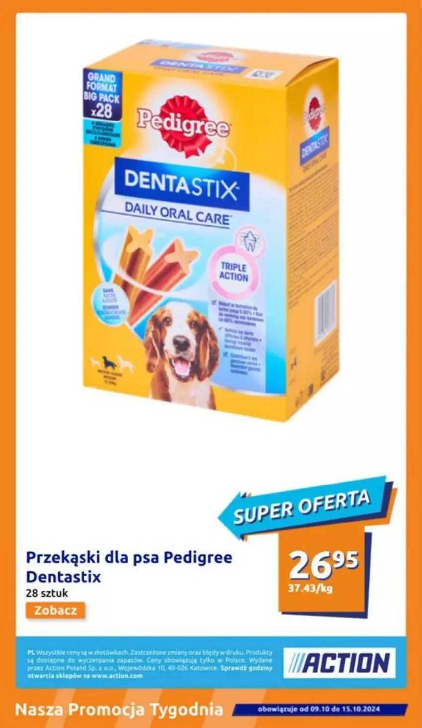 Gazetka promocyjna Action - ważna 09.10 do 15.10.2024 - strona 13 - produkty: Pedigree, Przekąski dla psa