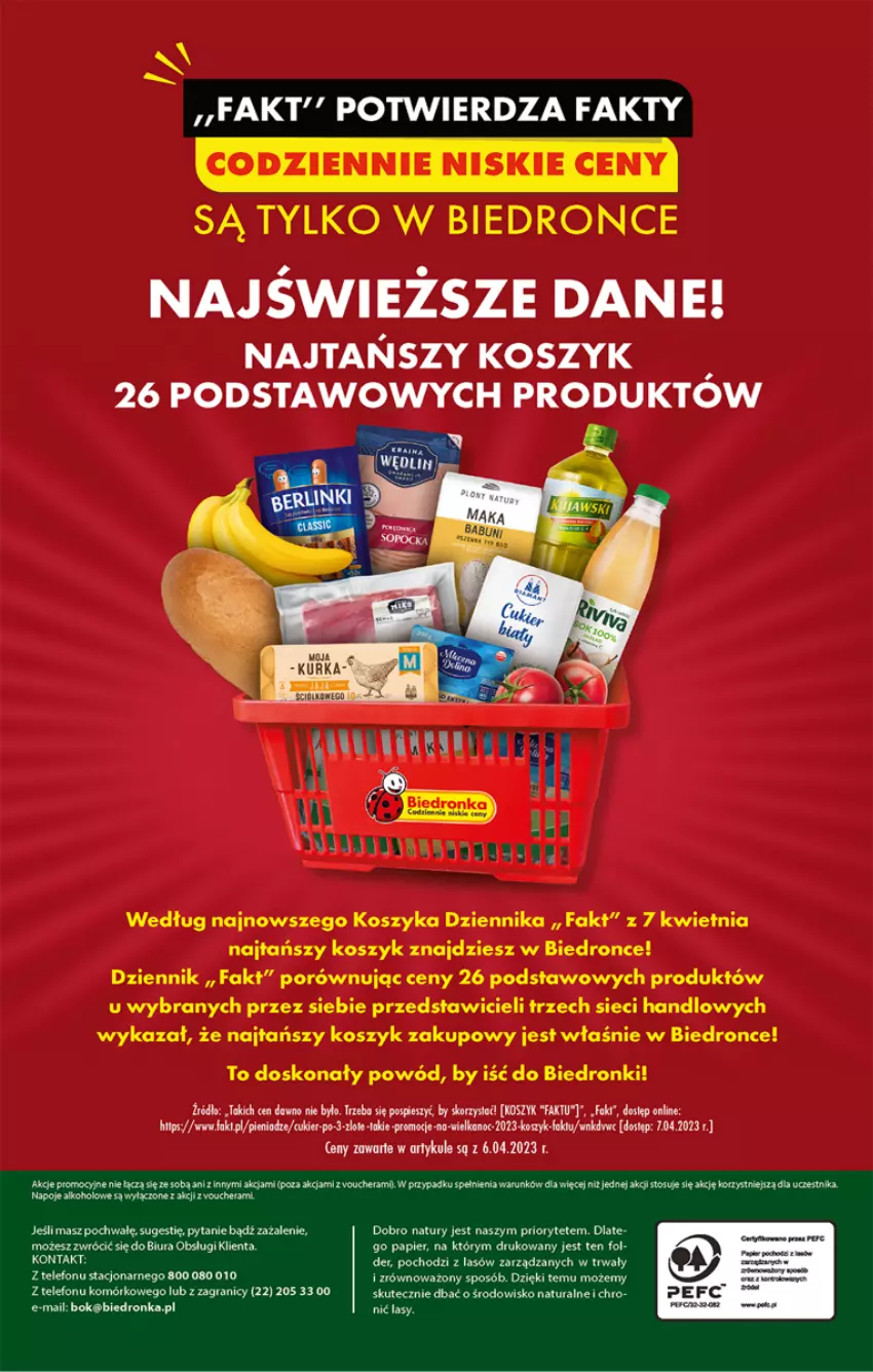 Gazetka promocyjna Biedronka - ważna 17.04 do 22.04.2023 - strona 48 - produkty: Cukier, Fa, Kosz, Por