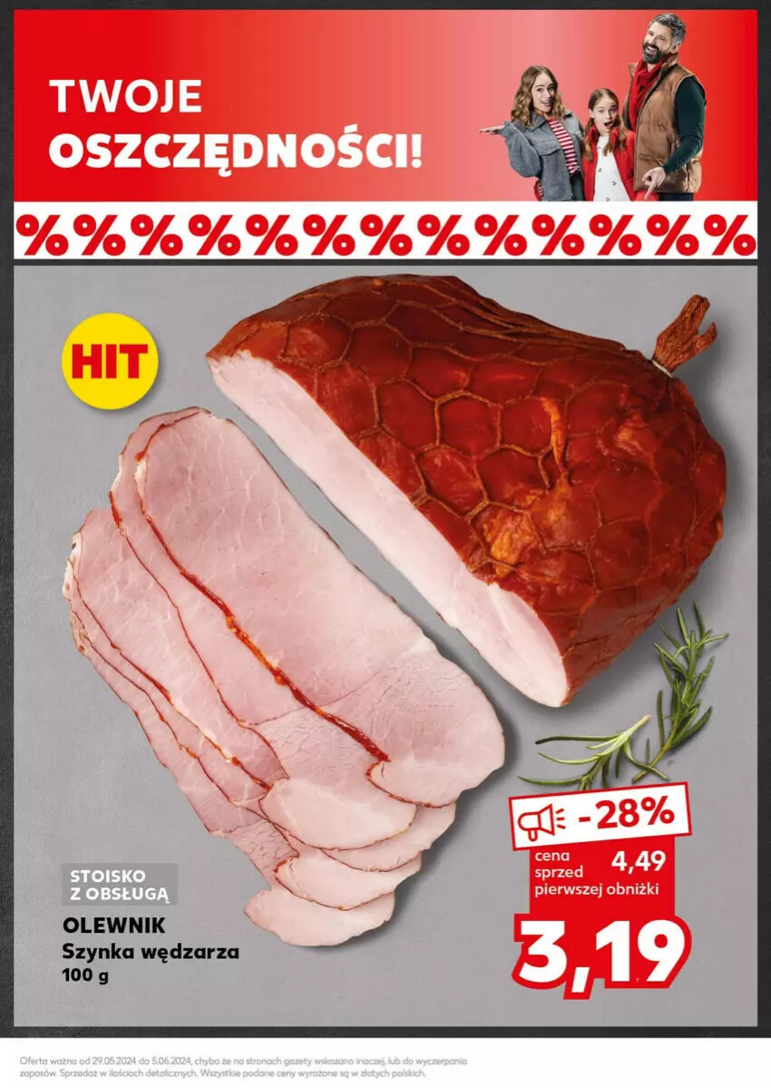 Gazetka promocyjna Kaufland - ważna 03.06 do 05.06.2024 - strona 11 - produkty: Olewnik, Szynka