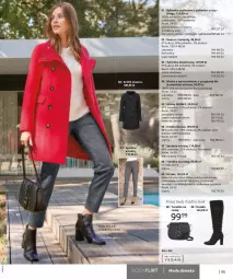 Gazetka promocyjna Bonprix - Na tropie zimy - Gazetka - ważna od 20.04 do 20.04.2022 - strona 47 - produkty: Torebka, Sweter, Kozaki, Dżinsy, Wełna, Płaszcz, Mars, Spodnie, Sukienka, Botki