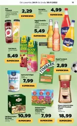 Gazetka promocyjna Netto - Artykuły spożywcze - Gazetka - ważna od 30.11 do 30.11.2022 - strona 11 - produkty: Kawa rozpuszczalna, Sok, Gin, Pietruszka, Kawa, Tymbark, Teekanne, Herbata, Napój