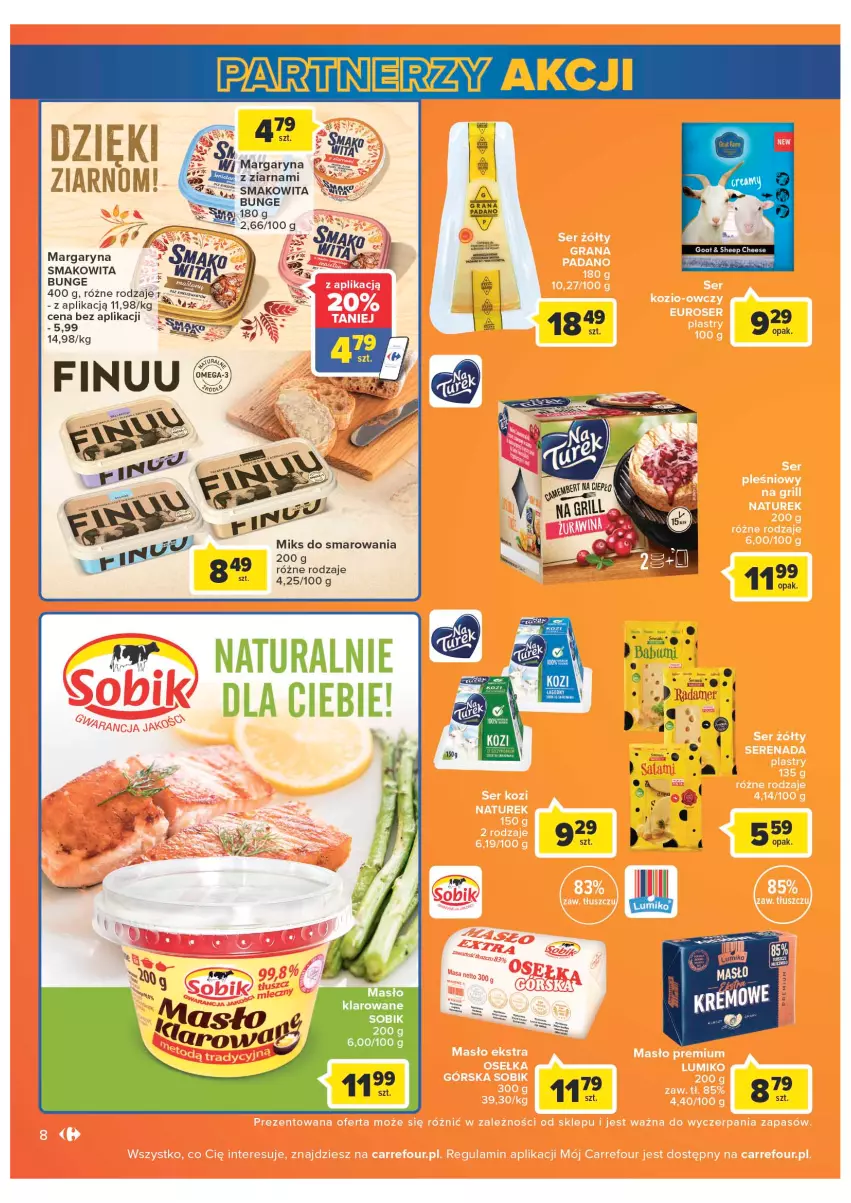 Gazetka promocyjna Carrefour - Gazetka Market - ważna 05.07 do 30.07.2022 - strona 8 - produkty: Fa, Gra, Margaryna, Omega-3, Smakowita