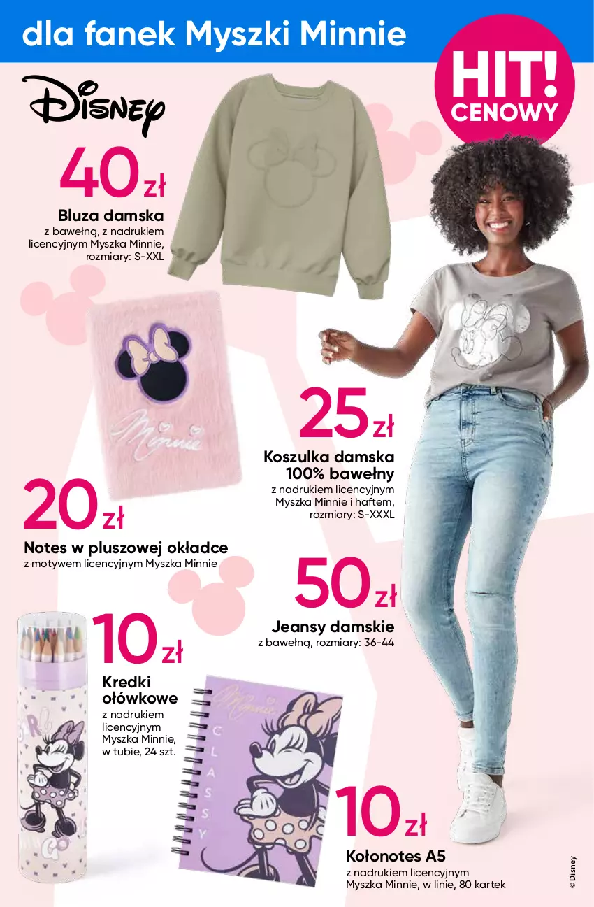 Gazetka promocyjna Pepco - Disney – Marvel - ważna 15.08 do 21.08.2024 - strona 5 - produkty: Bluza, Disney, Dres, Fa, Kapcie, Kosz, Koszulka, Kubek, Minnie, Mysz, Pajac, Sukienka