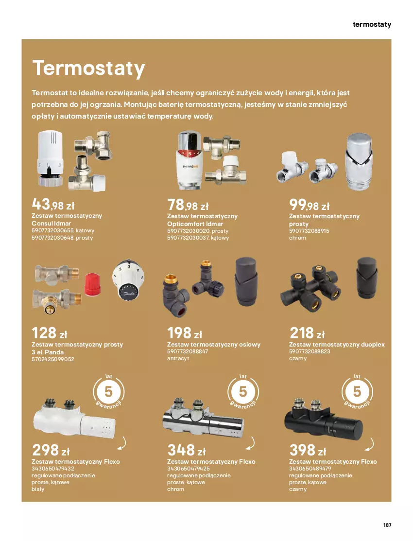 Gazetka promocyjna Castorama - Katalog Łazienki 2021 - ważna 01.10 do 31.12.2021 - strona 187 - produkty: Gra, Grzejnik, Panda, Termos