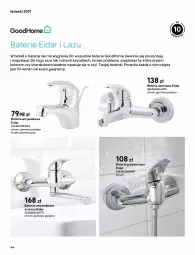 Gazetka promocyjna Castorama - Katalog Łazienki 2021 - Gazetka - ważna od 31.12 do 31.12.2021 - strona 144 - produkty: Bateria umywalkowa, Bateria prysznicowa, Gra, Bateria wannowa, Bateria