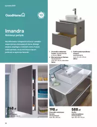 Gazetka promocyjna Castorama - Katalog Łazienki 2021 - Gazetka - ważna od 31.12 do 31.12.2021 - strona 38 - produkty: Gra, Szafka, Umywalka, Lakier