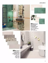 Gazetka promocyjna Castorama - Katalog Łazienki 2021 - Gazetka - ważna od 31.12 do 31.12.2021 - strona 91 - produkty: Glazura, Gra, Gres, Lazur, Listwa