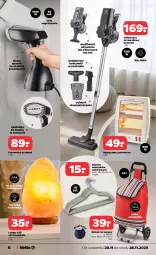 Gazetka promocyjna Netto - Od Czwartku Przemysłowa - Gazetka - ważna od 26.11 do 26.11.2025 - strona 6 - produkty: Odkurzacz, Sól, Wieszak, Sól himalajska, Lampa LED, Wózek, Lampa, Parownica, Wózek na zakupy