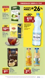 Gazetka promocyjna Aldi - Katalog spożywczy - Gazetka - ważna od 19.02 do 19.02.2022 - strona 19 - produkty: Sok, Mus, Kawa mielona, Kawa, Herbata czarna, Tera, Lipton, Smoothie, Szyna, Woda mineralna, Woda, Herbata, Hortex