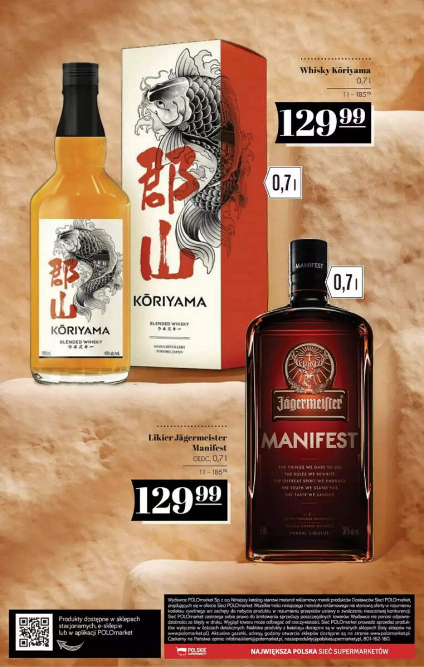 Gazetka promocyjna PoloMarket - ważna 02.08 do 26.09.2024 - strona 13 - produkty: Likier, Whisky