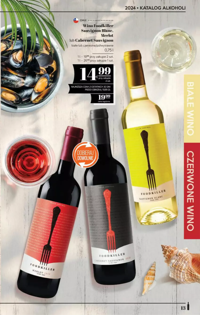 Gazetka promocyjna PoloMarket - ważna 02.08 do 26.09.2024 - strona 5 - produkty: Cabernet Sauvignon, Merlot, Sauvignon Blanc, Wino