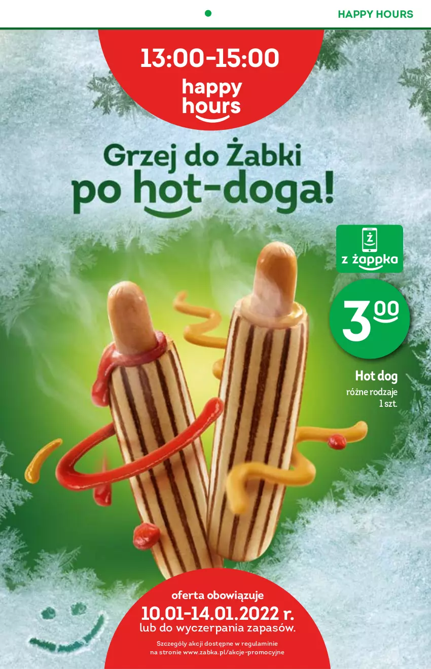 Gazetka promocyjna Żabka - ważna 05.01 do 18.01.2022 - strona 3 - produkty: Hot dog