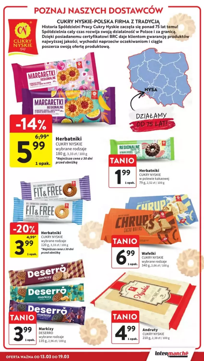 Gazetka promocyjna Intermarche - ważna 13.03 do 19.03.2025 - strona 18 - produkty: Deser, Fa, Gra, Herbatniki, Kakao, Ser