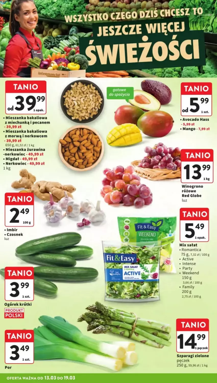 Gazetka promocyjna Intermarche - ważna 13.03 do 19.03.2025 - strona 2 - produkty: Czosnek, Fa, Mieszanka bakaliowa, Sałat