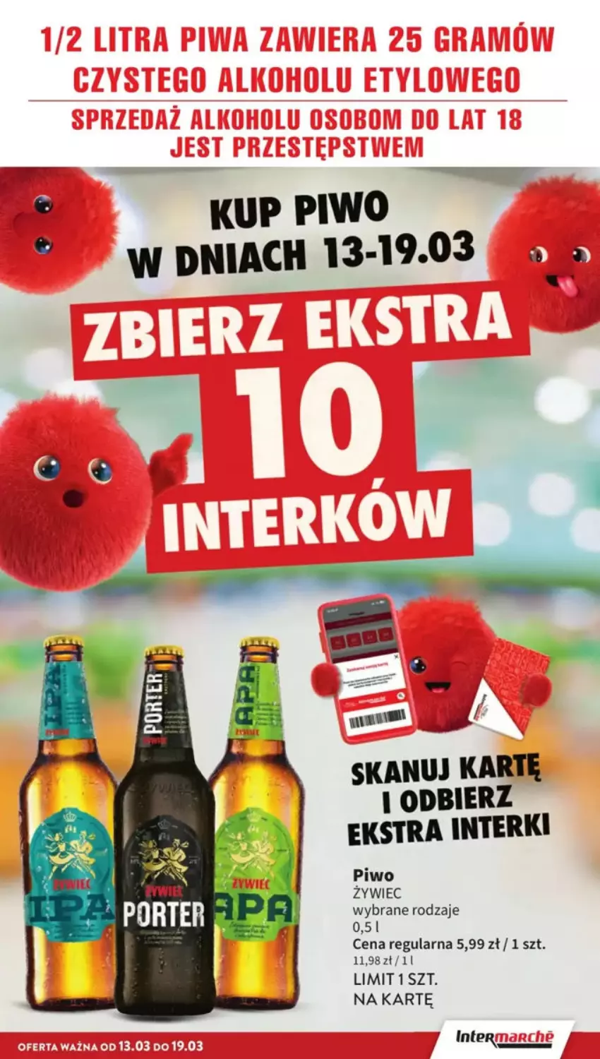 Gazetka promocyjna Intermarche - ważna 13.03 do 19.03.2025 - strona 29 - produkty: Piwo