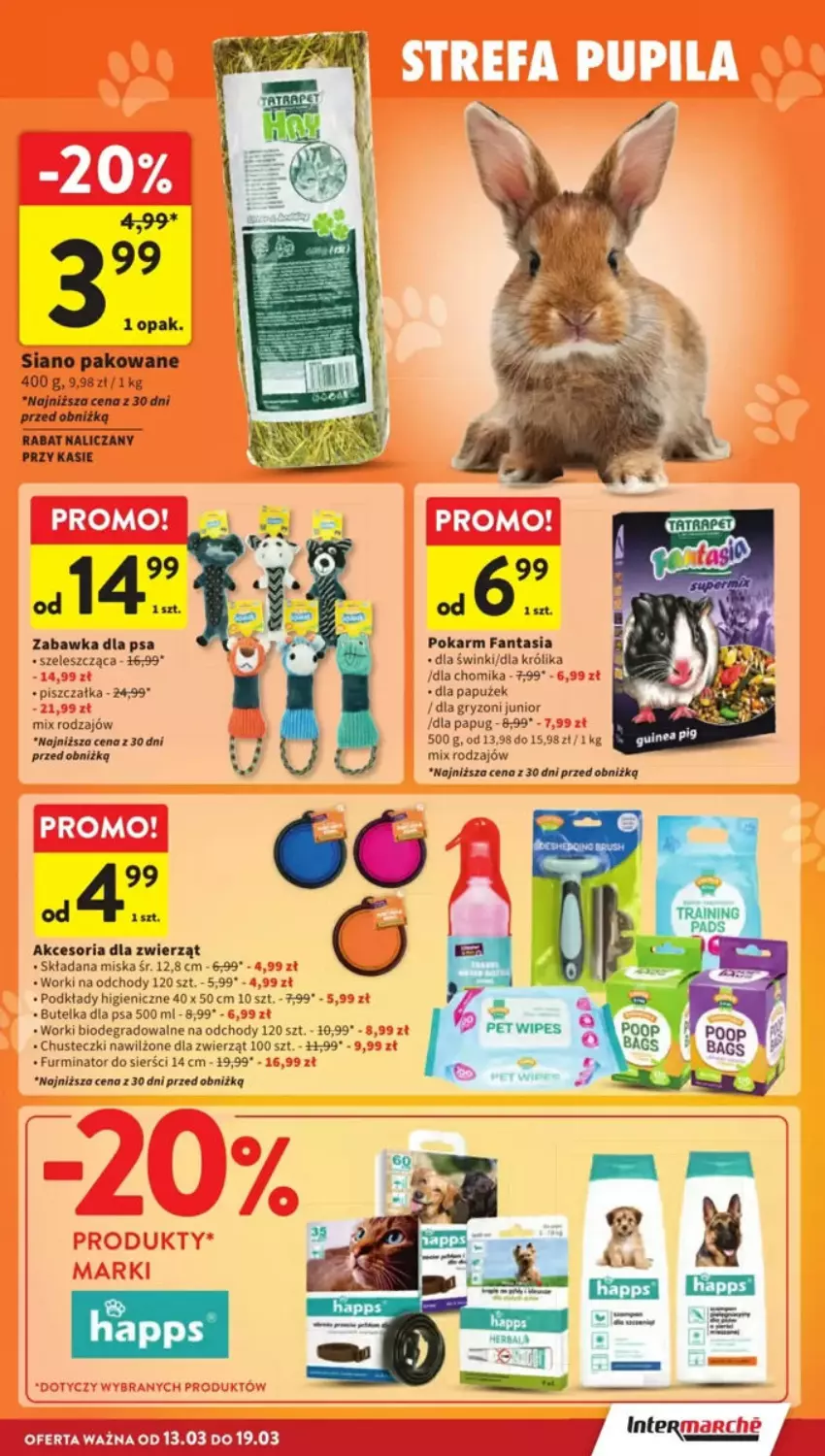 Gazetka promocyjna Intermarche - ważna 13.03 do 19.03.2025 - strona 31 - produkty: Chusteczki, Fa, Fanta, Gra, Gry, Królik, Miska, Podkład, Zabawka