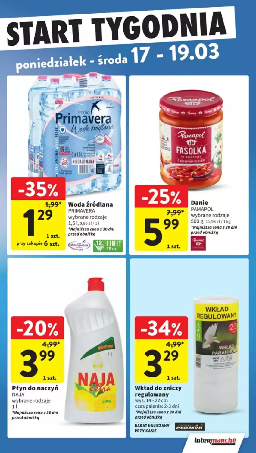 Gazetka promocyjna Intermarche - ważna 13.03 do 19.03.2025 - strona 33 - produkty: LANA, Prima, Primavera, Woda, Znicz