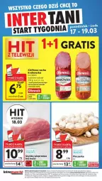 Gazetka promocyjna Intermarche - Gazetka - ważna od 19.03 do 19.03.2025 - strona 35 - produkty: Piec, Szynka wieprzowa, Szynka, Pieczarka, Kiełbasa, Olewnik