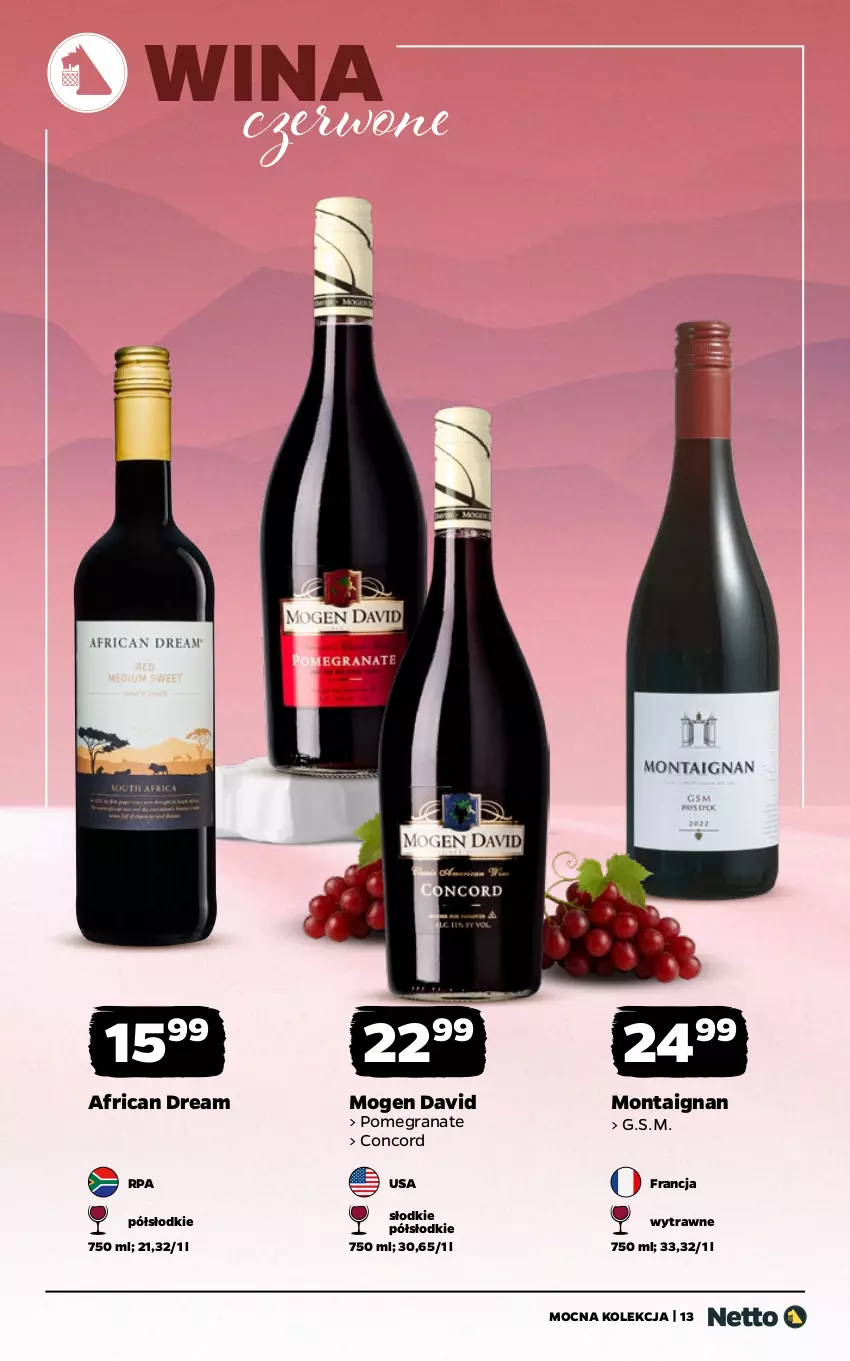 Gazetka promocyjna Netto - Alkohole - Mocne - ważna 02.02 do 14.02.2026 - strona 13 - produkty: Gra, Granat, Mogen David