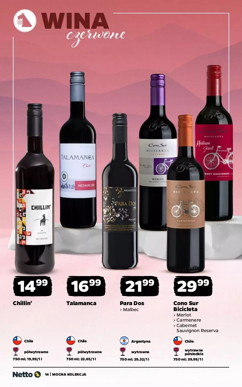 Gazetka promocyjna Netto - Alkohole - Mocne - ważna 02.02 do 14.02.2026 - strona 14 - produkty: BIC, Cabernet Sauvignon, Merlot, Ser