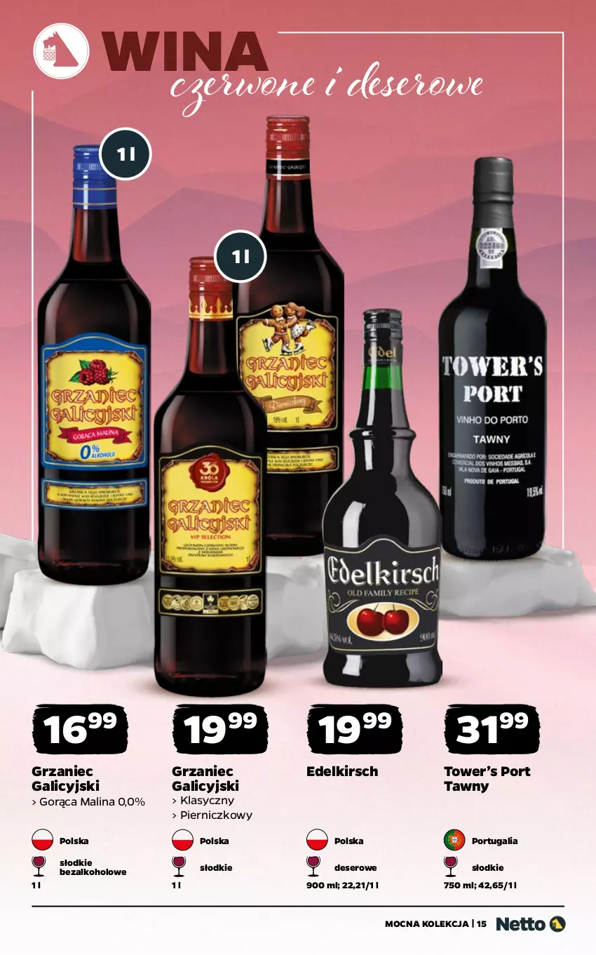 Gazetka promocyjna Netto - Alkohole - Mocne - ważna 02.02 do 14.02.2026 - strona 15 - produkty: Deser, Grzaniec Galicyjski, Por, Ser