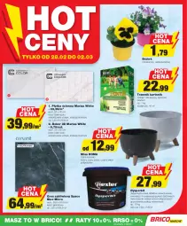 Gazetka promocyjna Bricomarche - Gazetka - Gazetka - ważna od 09.03 do 09.03.2024 - strona 3 - produkty: Ser, Por, Gra, Płytka, Granat, Tonik, Sport, Grunt, Gres, Gres szkliwiony, LG, Fa