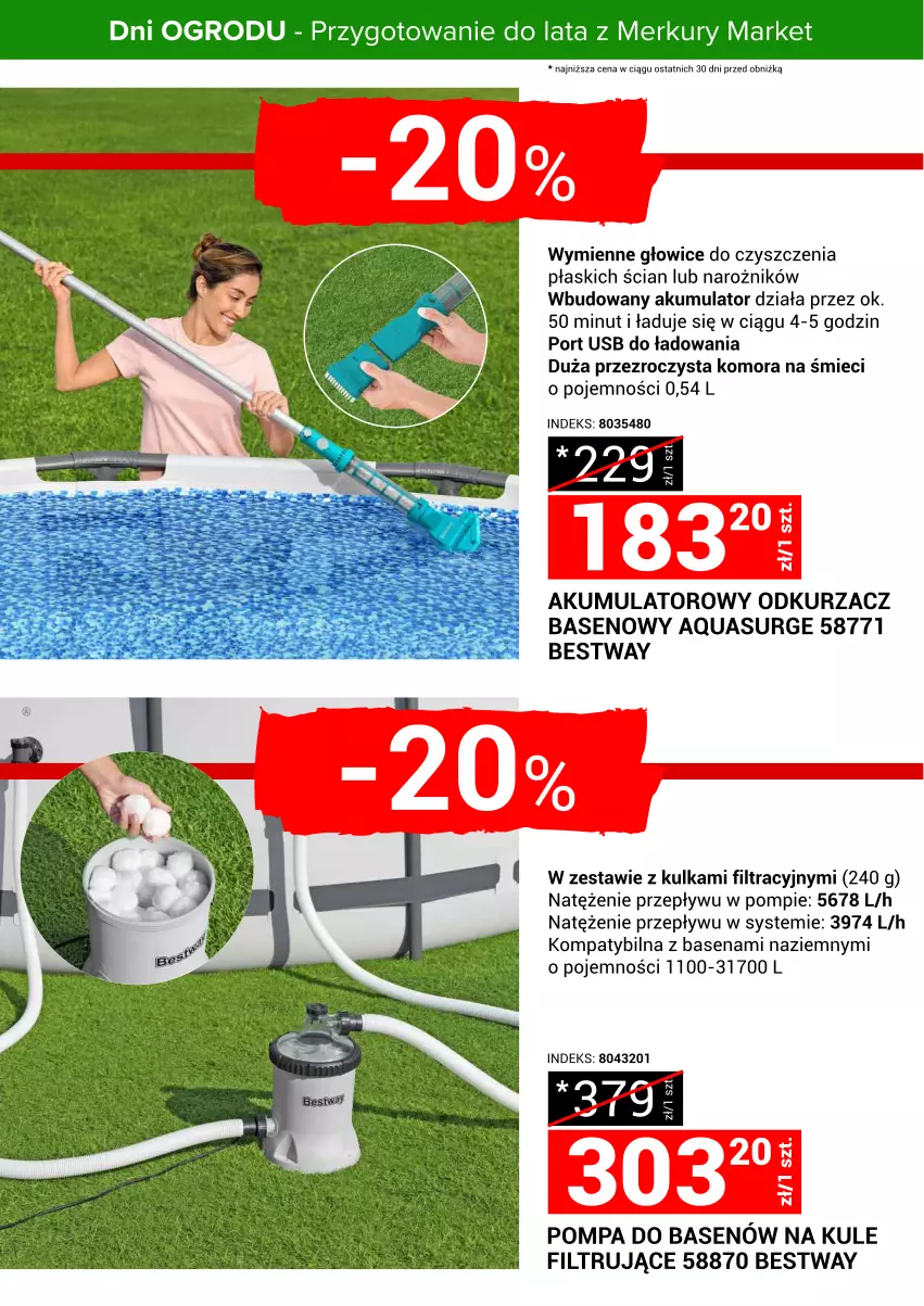 Gazetka promocyjna Merkury Market - Przygotowanie do lata z Merkury Market - ważna 17.05 do 25.05.2025 - strona 2 - produkty: Akumulator, Narożnik, Odkurzacz, Por