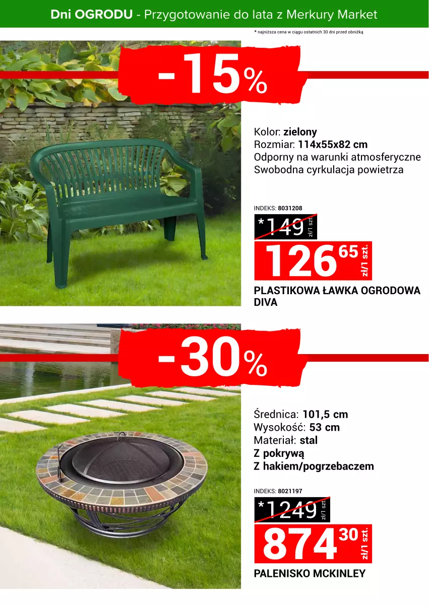 Gazetka promocyjna Merkury Market - Przygotowanie do lata z Merkury Market - ważna 17.05 do 25.05.2025 - strona 7 - produkty: Palenisko, Por, Sok