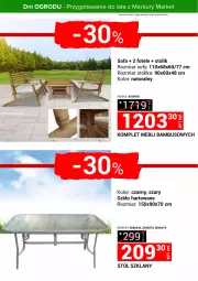 Gazetka promocyjna Merkury Market - Przygotowanie do lata z Merkury Market - Gazetka - ważna od 25.05 do 25.05.2025 - strona 10 - produkty: Stolik, Stół, Sofa, Fotel, Fa