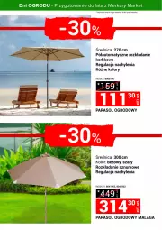 Gazetka promocyjna Merkury Market - Przygotowanie do lata z Merkury Market - Gazetka - ważna od 25.05 do 25.05.2025 - strona 13 - produkty: Parasol