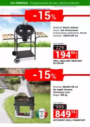 Gazetka promocyjna Merkury Market - Przygotowanie do lata z Merkury Market - Gazetka - ważna od 25.05 do 25.05.2025 - strona 6 - produkty: Węgiel drzewny, Waga, Grill