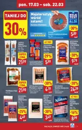 Gazetka promocyjna Aldi - Pełna oferta - Gazetka - ważna od 22.03 do 22.03.2025 - strona 11 - produkty: Piec, Kurczak, Krakus, Gra, Salami, Szynka wieprzowa, Parówki, Parówki z szynki, Szynka, Kabanos, Kiełbasa