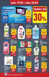 Gazetka promocyjna Aldi - Pełna oferta - Gazetka - ważna od 22.03 do 22.03.2025 - strona 28 - produkty: Ludwik, Domestos, Ser, Cif, Coccolino, Do mycia naczyń, Spray do czyszczenia, Worki na śmieci, Clin, Serwetki, Płyn do mycia naczyń, Płyn do płukania, Worki na śmiec, Płyn do wc, Płyn do mycia, Sidolux, Kapsułki do prania