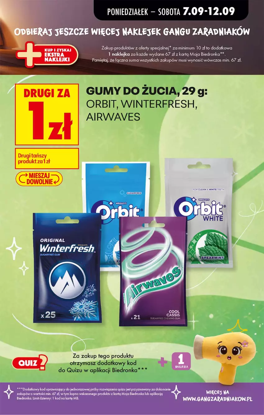 Gazetka promocyjna Biedronka - Gazetka - ważna 07.09 do 14.09.2026 - strona 6 - produkty: Klej, Mięta, Mus