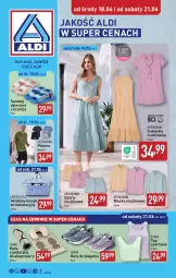 Gazetka promocyjna Aldi - Artykuły przemysłowe i tekstylia - Gazetka - ważna od 21.06 do 21.06.2025 - strona 1 - produkty: Top, Por, Buty, Szorty, Sandał, Kosz, Zdrowie, Sport, Dzieci, Sukienka, Piżama, Fa