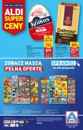 Gazetka promocyjna Aldi - Artykuły przemysłowe i tekstylia - Gazetka - ważna od 21.06 do 21.06.2025 - strona 14 - produkty: Krakus, Ser, Por, Dallmayr, Kawa mielona, Kawa, O nas, Szynka konserwowa, Szynka, Biuro