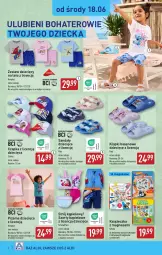 Gazetka promocyjna Aldi - Artykuły przemysłowe i tekstylia - Gazetka - ważna od 21.06 do 21.06.2025 - strona 8 - produkty: Klapki, Szorty, Sandał, Czapka, Strój kąpielowy, Dzieci, Piżama