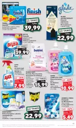 Gazetka promocyjna Kaufland - Gazetka tygodnia - Gazetka - ważna od 19.07 do 19.07.2023 - strona 41 - produkty: Płyn do prania, Ajax, Finish, Zawieszka do wc, Płyn do płukania, Dzieci, Płyn do mycia, Bryza, Fa