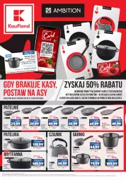 Gazetka promocyjna Kaufland - Zapowiedź oferty - Gazetka - ważna od 02.01 do 02.01.2024 - strona 1 - produkty: Top, Sok, Gra, Garnek, Czajnik, Tran, Patelnia, Rondel, Fa