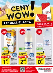 Gazetka promocyjna Intermarche - Gazetka - ważna od 17.07 do 17.07.2024 - strona 1 - produkty: Maślanka, Primavera, LANA, Prima, Woda, Mleko